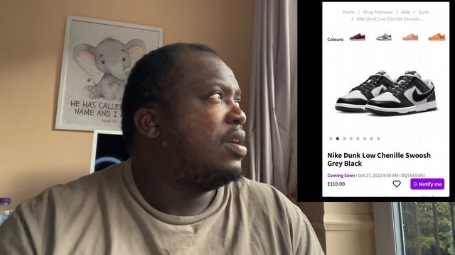 Nike Dunk Low Chenille Swoosh Black Grey