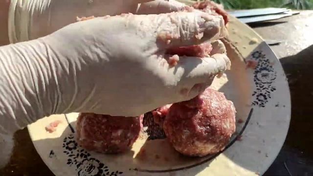 Manqalda Lülə Kababın Hazırlanması. Lülə Kabab Resepti. Lülə Kababın Hazırlanma Qaydası. Lule Kabab