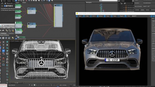 Mercedes GLE для 3D-стоков 7