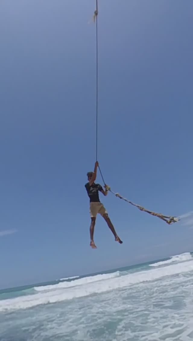 Шри-Ланка. Тарзанка в Унаватуне смотреть онлайн