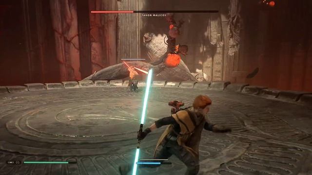 STAR WARS JEDI: FALLEN ORDER - Boss fight - Jedi Cal vs Jedi Taron Malicos смотреть онлайн
