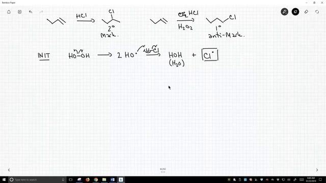 radical additions of HX to alkenes смотреть онлайн