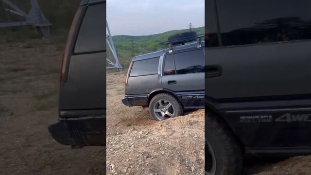 Работа задней блокировки Toyota Sprinter Carib AE95 #приморскийкрай #automobile #jdm #toyota #4wd смотреть онлайн