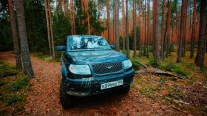 Поездка на УАЗе PATRIOT на пляж р. Меры. Красивые места, сосновый бор и off-road. Авто-приключения