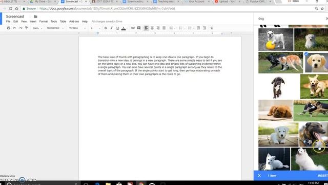 How To: In Line, Wrap Text, And Break Text In Google Docs