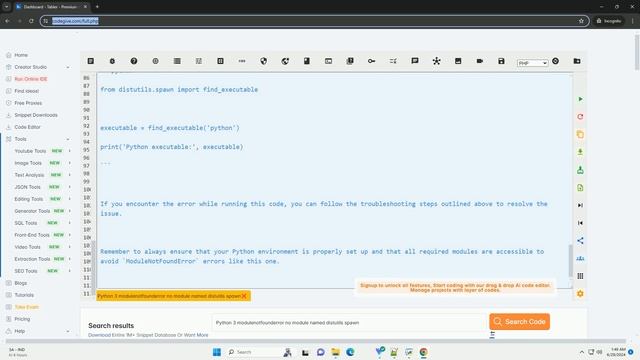 Python 3 modulenotfounderror no module named distutils spawn смотреть онлайн
