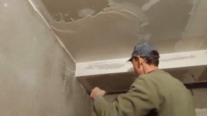 КАК ПРАВИЛЬНО ШПАКЛЕВАТЬ ПОТОЛОК