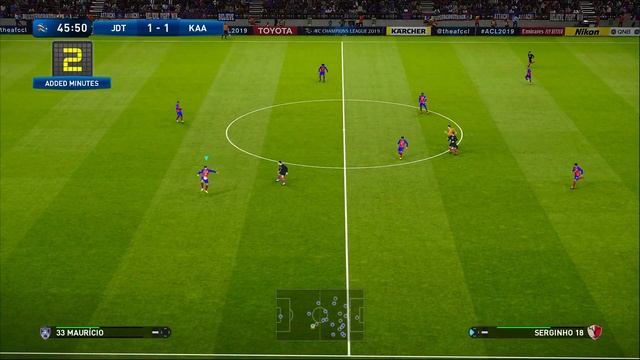 JDT vs KASHIMA ANTLERS | PES 2020 (no edit) смотреть онлайн