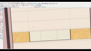 SketchUP урок по единому отверстию в нескольких группах
