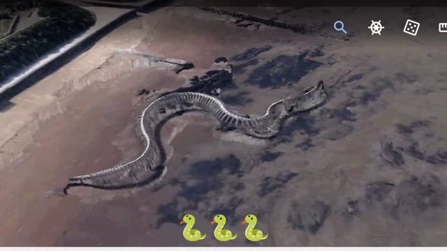 #15-😱 Gaint snake skeleton 😱 | google earth | google maps | смотреть онлайн
