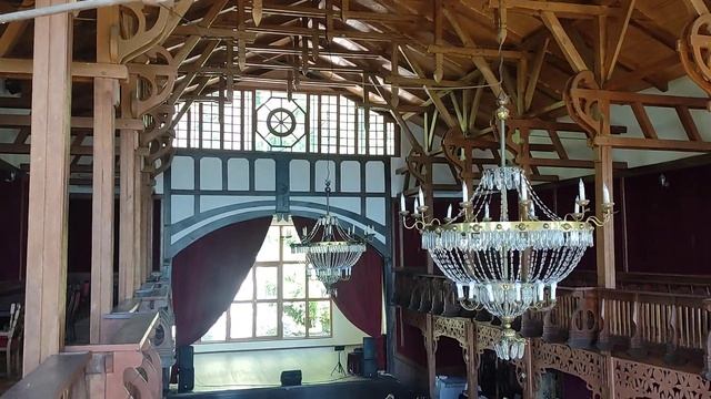 Ресторан Гагрипш.Абхазия.Механизм часов и зал(вид сверху) смотреть онлайн