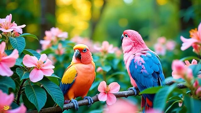 Relaxing Music And Beautiful Bird Sounds - All Your Worries Will Disappear, Soothing Music смотреть онлайн