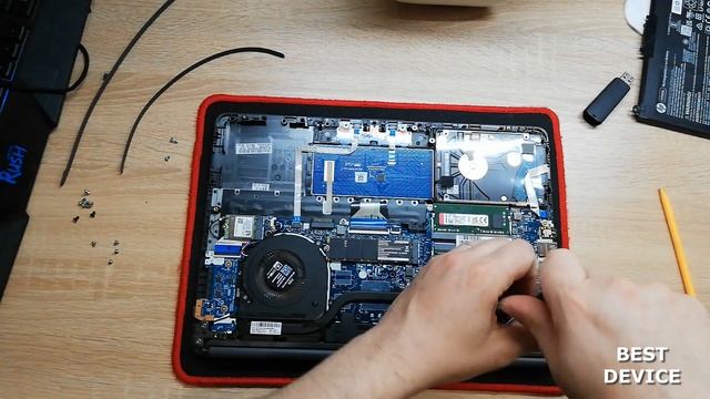 Как разобрать HP 240 G8 апгрейд, обслуживание смотреть онлайн