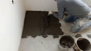 Как делать тонкую стяжку