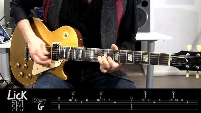 Andy's Lab - Daily Blues Licks #34 - Guitar Lesson смотреть онлайн