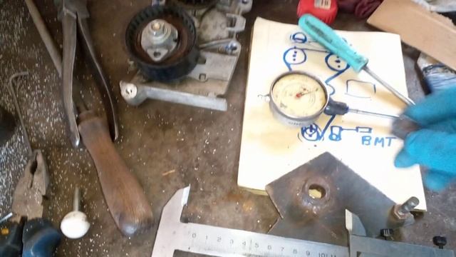 мой упор коленвала на к4м ,рено ларгус Часть №4 смотреть онлайн