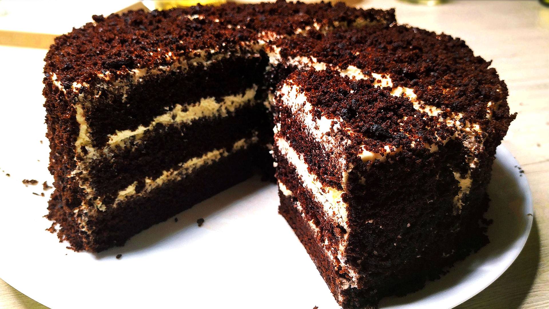 Простейший Домашний ТОРТ, который не нуждается в пропитке! БЕЗ раскатки коржей. смотреть онлайн