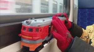 Поездка на мцд2, мцд3 московское метро поезда для детей