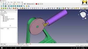 A2plus Mechanism in FreeCAD