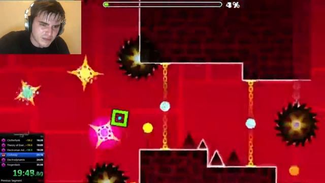 Спидран по Geometry Dash смотреть онлайн