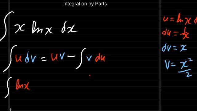 Integral of xlnx by Parts 1 смотреть онлайн