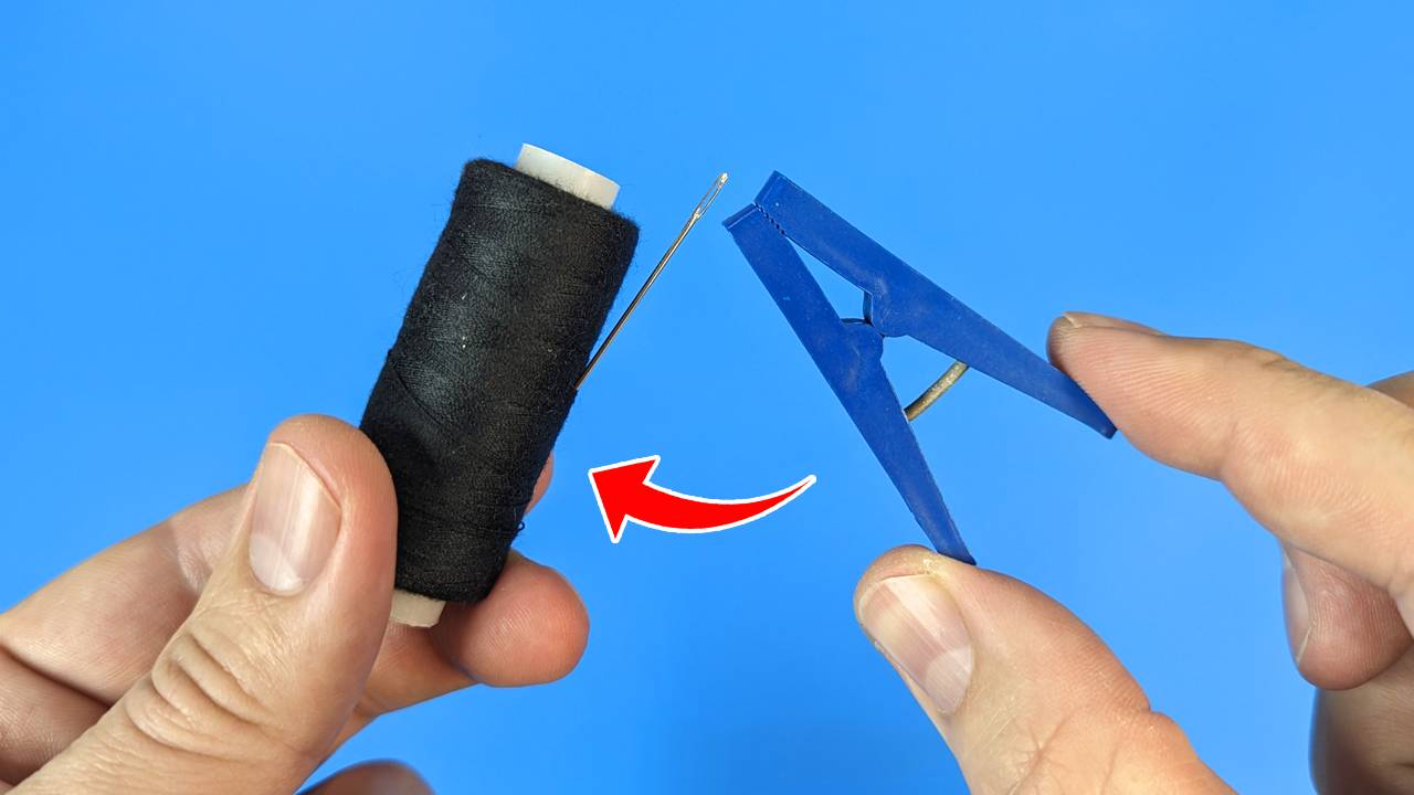 Найден удивительный способ! Как вдеть нитку в иголку смотреть онлайн