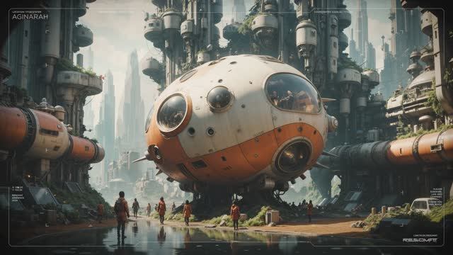 👾🎧 City Of Aginarah - 80s Style Space Ambient (non Cheesy) For Space Travellers