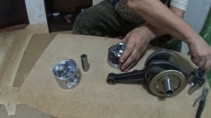 Поршня от ВАЗ на мотоцикл Урал