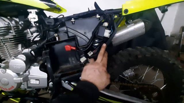 Мотолэнд хр 250 как добратся до амортизатора смотреть онлайн