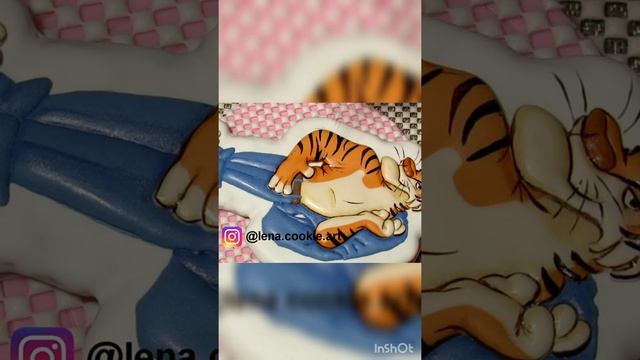 Харизматичный тигр 🐯 Роспись пряника смотреть онлайн