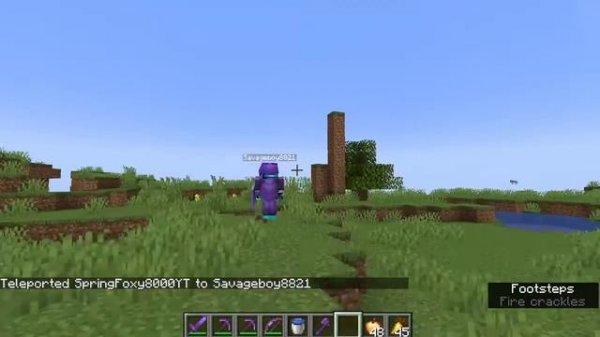 minecraft manhunt but i cheat Springfoxysmp