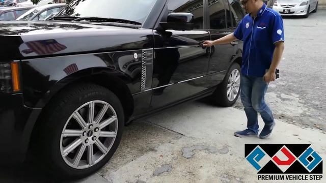 Range Rover L332 automatic side step смотреть онлайн