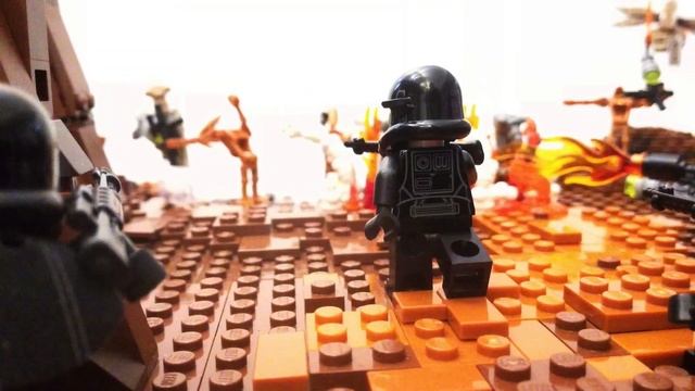 EXTERMINATION ON GEONOSIS | MOC | LEGO STAR WARS смотреть онлайн