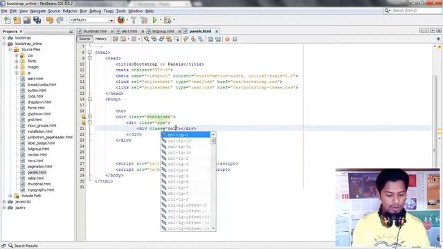 14 BS ListGroups, Panels, Wells & Responsive Embed смотреть онлайн