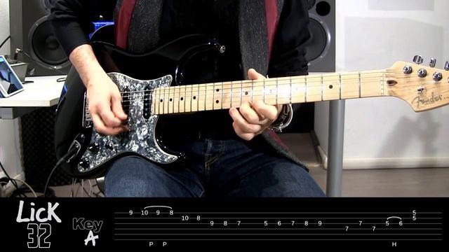 Andy's Lab - Daily Blues Licks #32 - Guitar Lesson смотреть онлайн