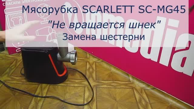 Не вращается шнек мясорубка Scarlett | Замена шестерни мясорубки в Санкт-Петербурге СПб смотреть онлайн