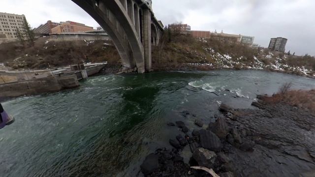 Stunning Gondola SkyRide over Spokane Falls - Spokane, Washington WA. смотреть онлайн