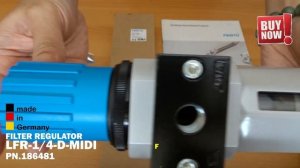 FESTO FILTER REGULATOR LFR-1/4-D-MIDI PN.186481