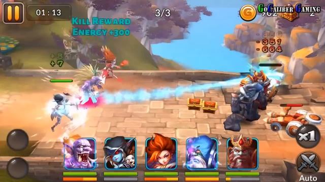 Heroes and Titans: 3D Battle Arena iOS Walkthrough - Part 12 - Chapter 3: The Emberlands смотреть онлайн