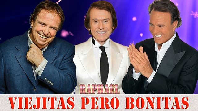 JULIO IGLESIAS, RAPHAEL, DYANGO ÉXITOS SUS MEJORES CANCIONES - BALADAS ROMÁNTICAS смотреть онлайн