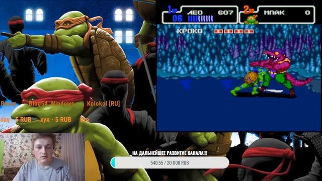 Игровой стрим/Teenage Mutant Ninja Turtles: The Hyperstone Heist/Sega смотреть онлайн