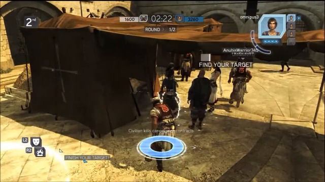 Assassin's Creed: Revelations - Multiplayer Beta - Manhunt - Round 1 смотреть онлайн