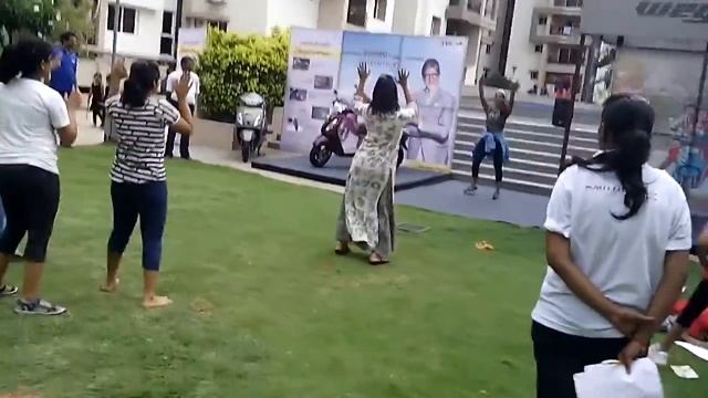 DANCE PERFORMANCE @ ADITHYA SUNSHINE APARTMENTS, HYDERABAD. смотреть онлайн