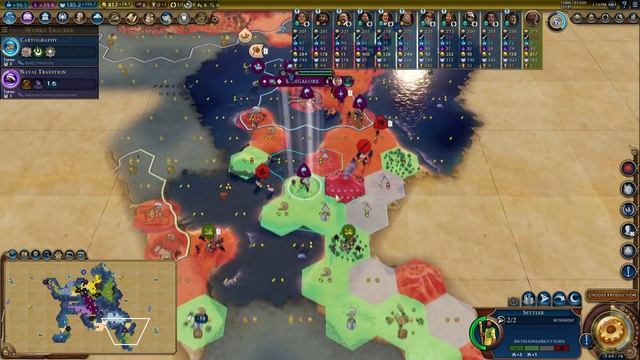 Civ 6 | Limited Space, Amazing Cities!!! India Is AMAZING #2 (Deity India Civilization 6) смотреть онлайн