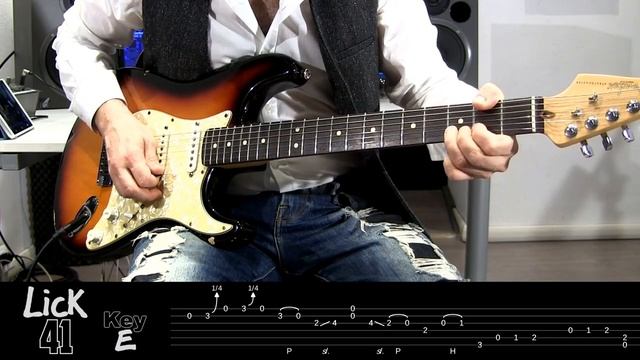 Andy's Lab - Daily Blues Licks #41 - Guitar Lesson смотреть онлайн