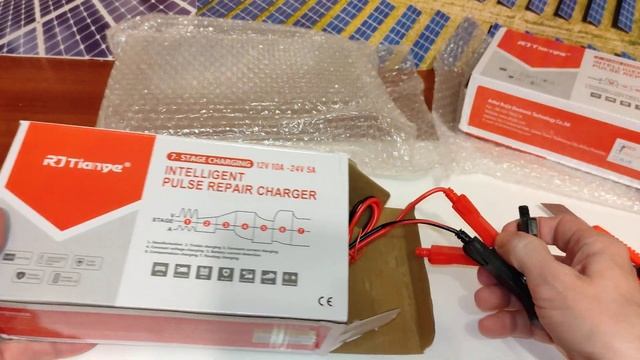 📦⚡🔌Огляд посилки з Aliexpress.INTELLIGENT PULSE REPAIR CHARGER 12V/10A, 24V/5A 7-STAGE CHARGING.🔌⚡ смотреть онлайн