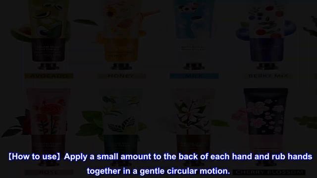 Great product -  Ownest 10 Pack Plant Fragrance Hand Cream Moisturizing Hand Care Cream Travel Gift