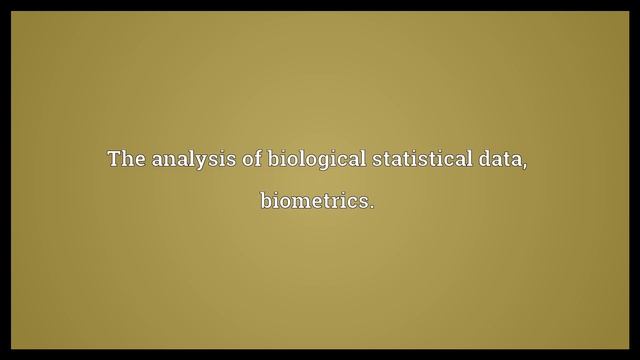 Biometry Meaning смотреть онлайн