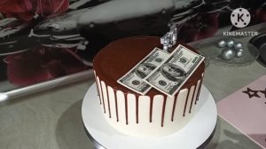 Идея оформления торта для мужчины на Юбилей.