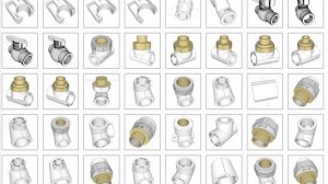 Sketchup монтаж сантехарматуры